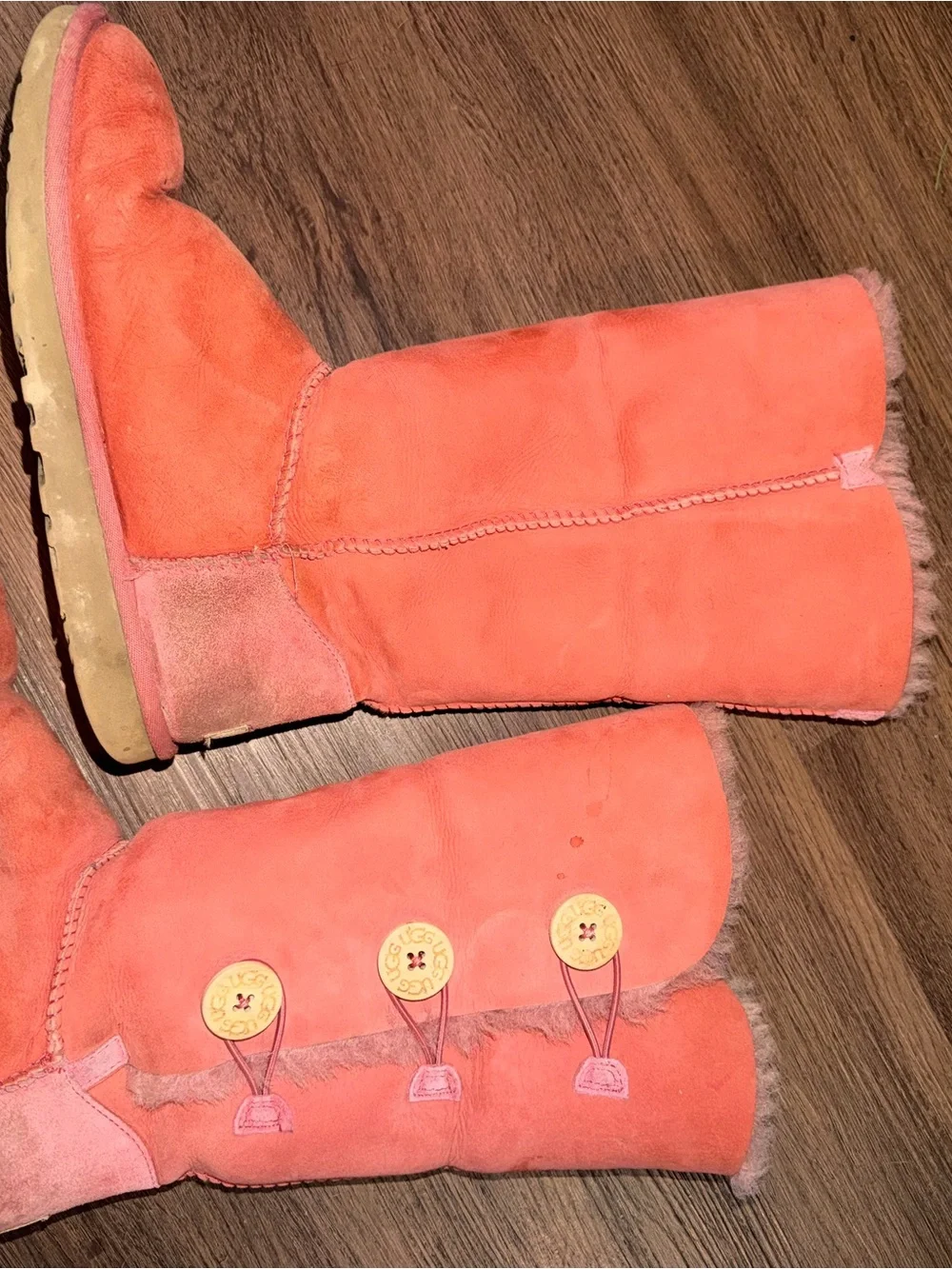 UGG Womens Coral Tall Bailey Button Winter Boots